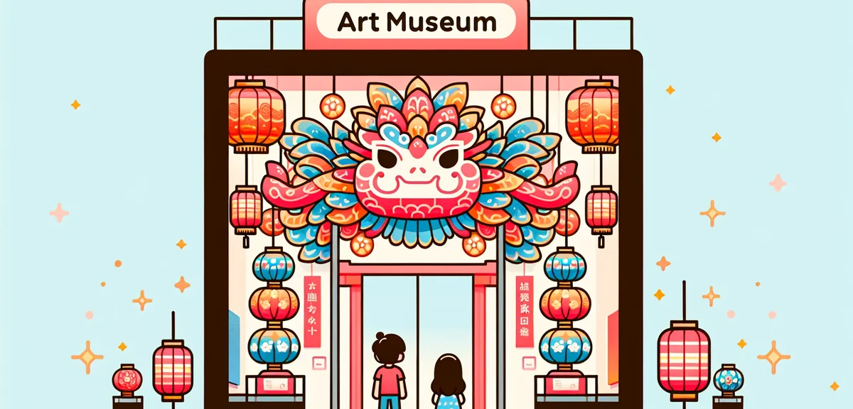 Nebuta lantern float display in Aomori museum, colorful traditional Japanese festival art