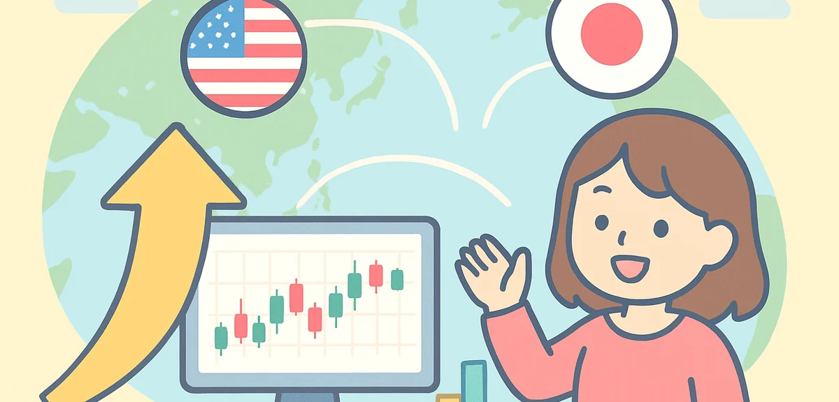 Global stock markets in operation during Japan Golden Week with US and Asia markets active world map