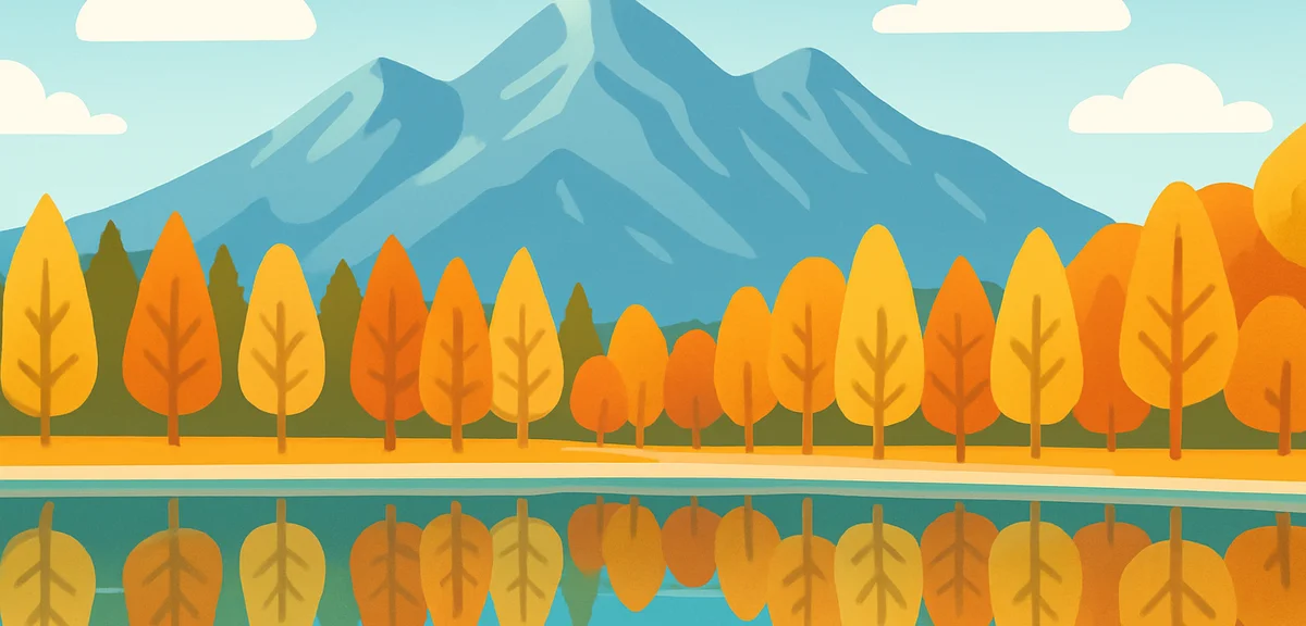 Kamikochi in autumn, Taisho Pond mirror reflection of golden larch trees and the Hotaka mountain ran